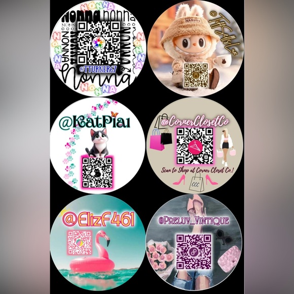 100 CUSTOM QR CODE STICKERS - Picture 3 of 16